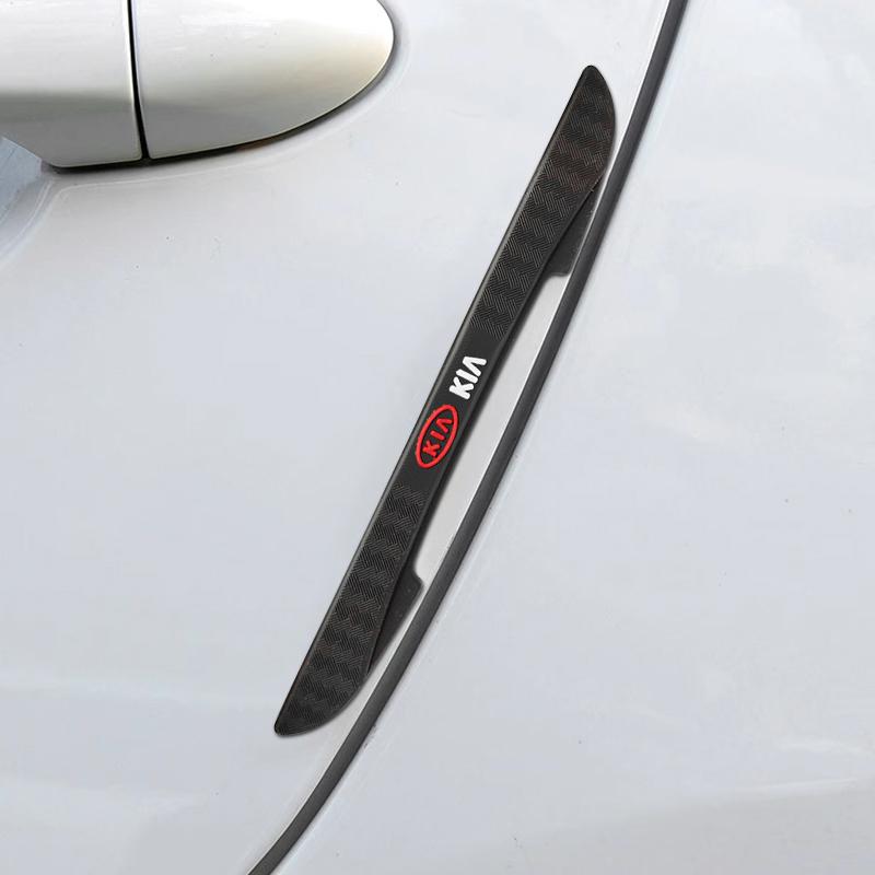 MTDY7 4Pcs Car Door Edge Protector Stickers Anti Collision Guards Strip for Kia Sportage Rio Ceed Optima K3 Car Ornaments/ornaments