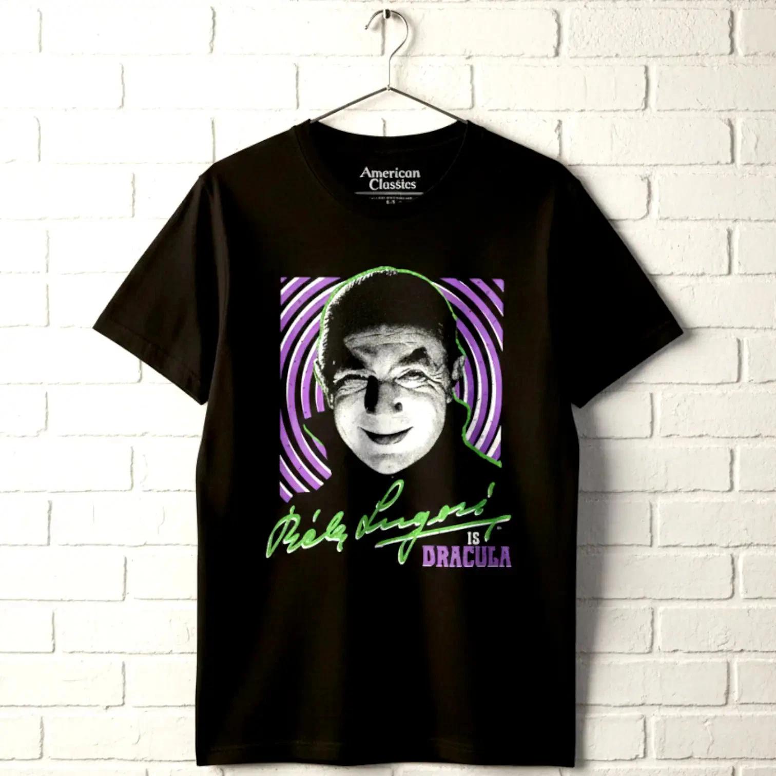 Bela Lugosi is Dracula Hypnotic Swirls Men s T Shirt S