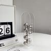 Acrylic Transparent Box Vase Desk Decorative Ornaments Spherical Crafts Room Abstract Art Decoration Geometric Decoration