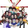 Creative Anime Demon Cartoon Bricks Dolls Compatible Model Mini Puzzle Assemble Action Slayers Figures Building Blocks Toys