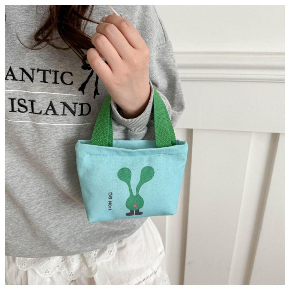 Small Bags Canvas Bag Korean Style Lunch Bag Cute Tote Bag