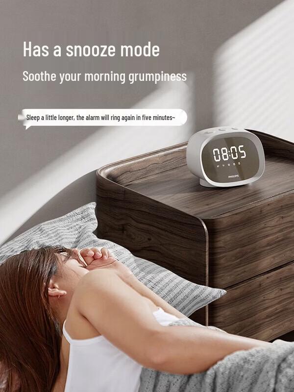 Philips Smart Mirror Bluetooth Speaker with Alarm Clock