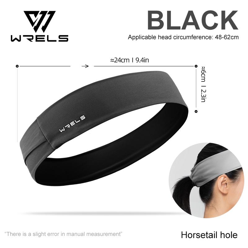 Wrels Soft Elastic Sports Headbands For Men Women Gym Yoga Running Hair Bands Stretch Sweatbands Outdoor Workout