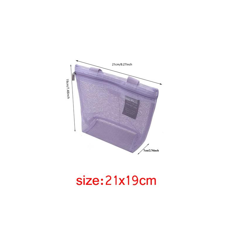 Tragbare Reise-Netz-Duschtasche für Bad-Kulturbeutel Tragetasche Aufbewahrungstaschen Handtaschen Organizer Hängende Kosmetiktasche