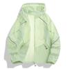 Men Women Lightweight Breathable Ice Silk Summer UV Protection Jacket Sporty Coat Anti-Uv Long Sleeve Zipper Skincoat