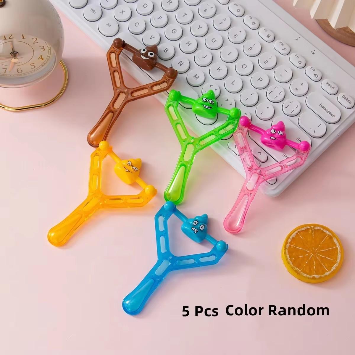 

5PCS New Fun Shooting Slings Prank Fake Poop Poo Game Baby Shower Children s Day Decompression Toy Kids Birthday Party Gifts