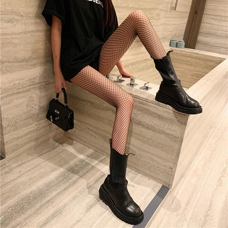 Sexy Fishnet Pantyhose Women Mesh Tights Lingerie Fish Net Stockings Club Party Hosiery Female Colorful Thin Long Socks Leggings