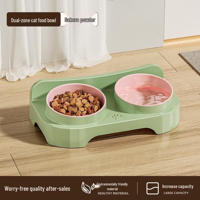 

Eco-friendly Double Cat and Dog Food & Water Bowl Set