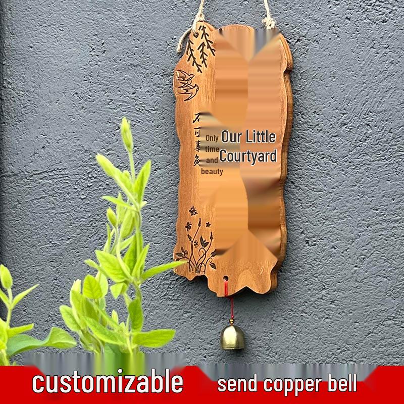 

Custom Engraved Solid Wood Decorative Door Sign for Home & Garden