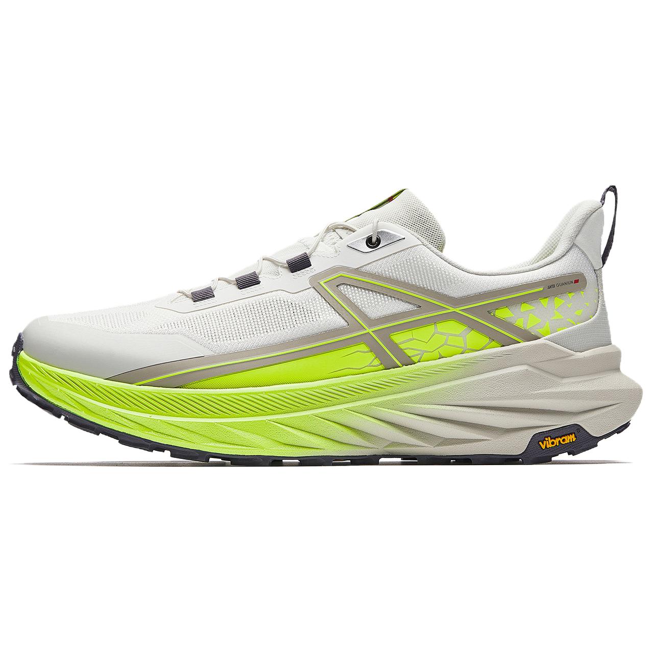 

Anta Falcon 3 Retro Comfortable Non-Slip Wear-Resistant Low-Top Casual Running Shoes Men sneaker White Gray Blue 112625507A-1 40.5