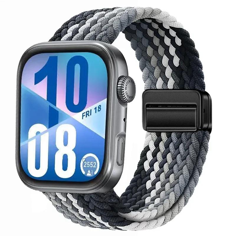 Magnetic Braided Strap for Huawei Watch Fit 4 Pro 3 Nylon Loop Correa Sports Bracelet for Huawei Fit3 Fit4 4Pro Band Accessories