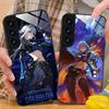 Wuthering Waves Galbrena Phone Case for Samsung Galaxy S26 S25 S24 S23 S22 S21 S20 Note20 Plus FE Ultra Glass Colorful Cover