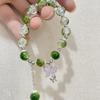 Fashion Ladies Crystal Glass Butterfly Stretch Bracelet Jewelry