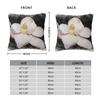 Magnolia Flower Full Bloom Square Pillowcase Polyester Linen Velvet Pattern Zip Decor Throw Pillow Case Bed Cushion Cover
