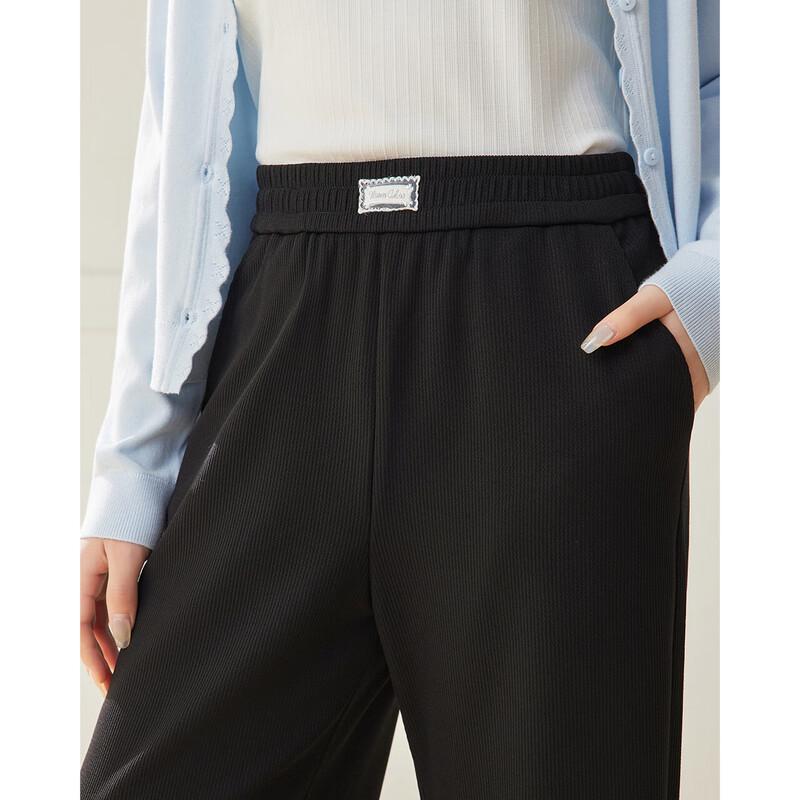 IEF Women's Plus Size Korean Style Wide-Leg Pants