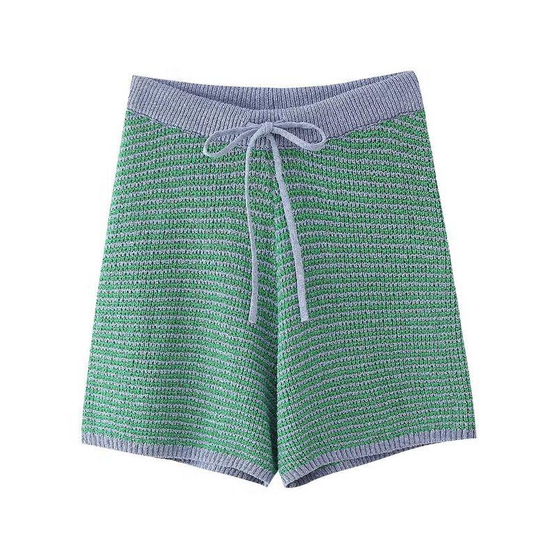 Kaslead New Arrival Women's Clothing Fashion Style Fashion Knit Top Casual Shorts 6427041 6427042