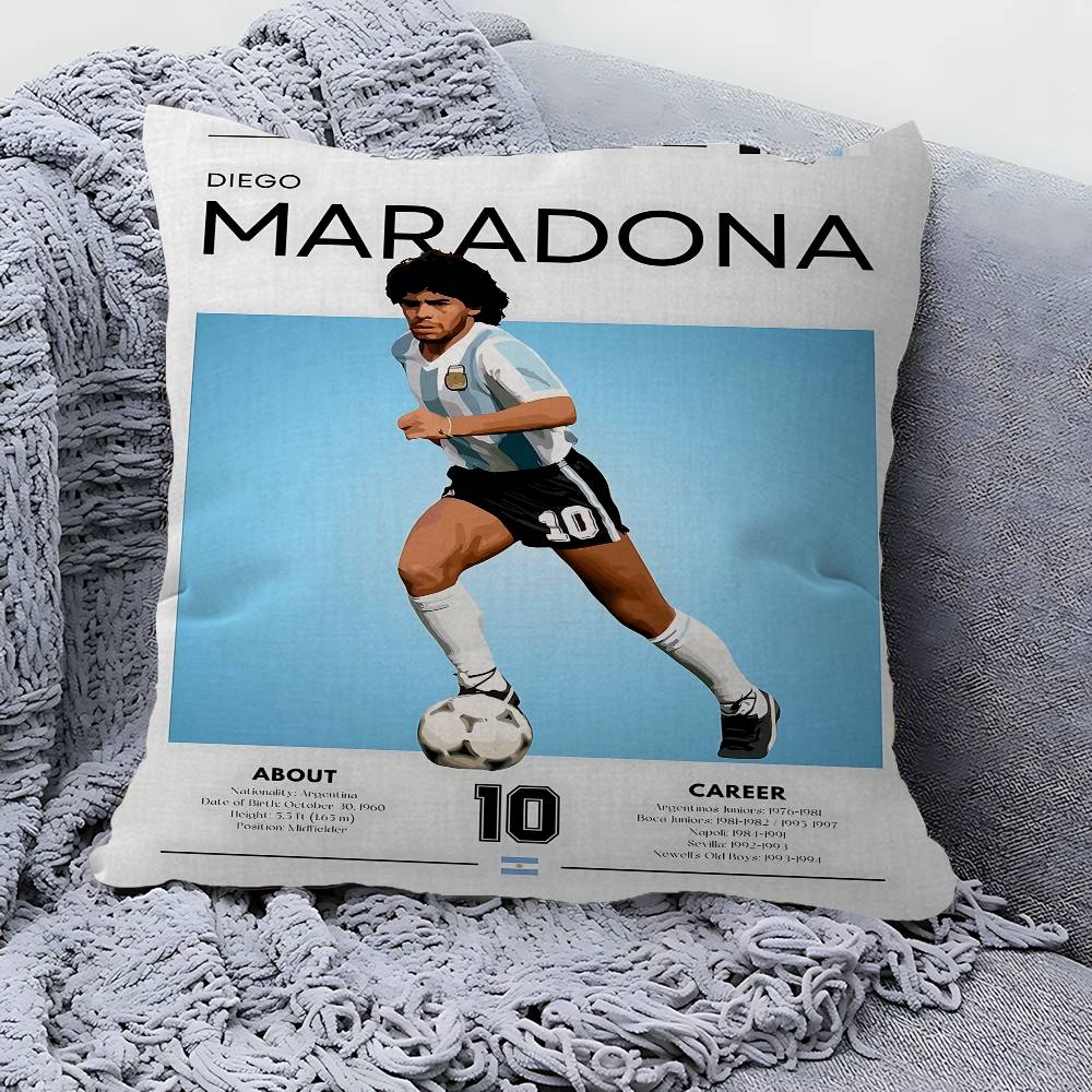 Federa Cuscino Giocatore di Calcio Copricuscino Divano Decorazione Stanza Casa Regalo per Bambini