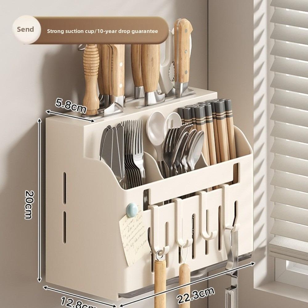 Multifunctional Kitchen Utensil Rack Wall-Mounted Draining Rack  Kitchen Accessories