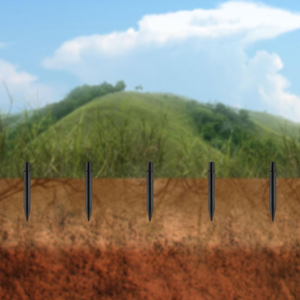 16 Pcs Plastic Ground Spikes Stakes Replacement Solar Lights Spikes Markers Solar Torch Garden Lights Stakes