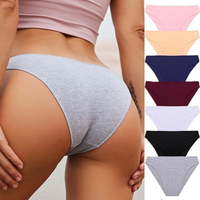 Katoenen damesslips Lage taille Vrouwelijke sportbikini Onderbroek Elasticiteit Comfortabel ondergoed Damesslipjes Lingerie M-XL