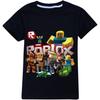 JXLBYMX Kinder Jungen T-Shirts Jungen Baumwoll-T-Shirt, Rundhals, Spiel Cartoon Design, Modisches Lässiges Oberteil 5-12 Jahre