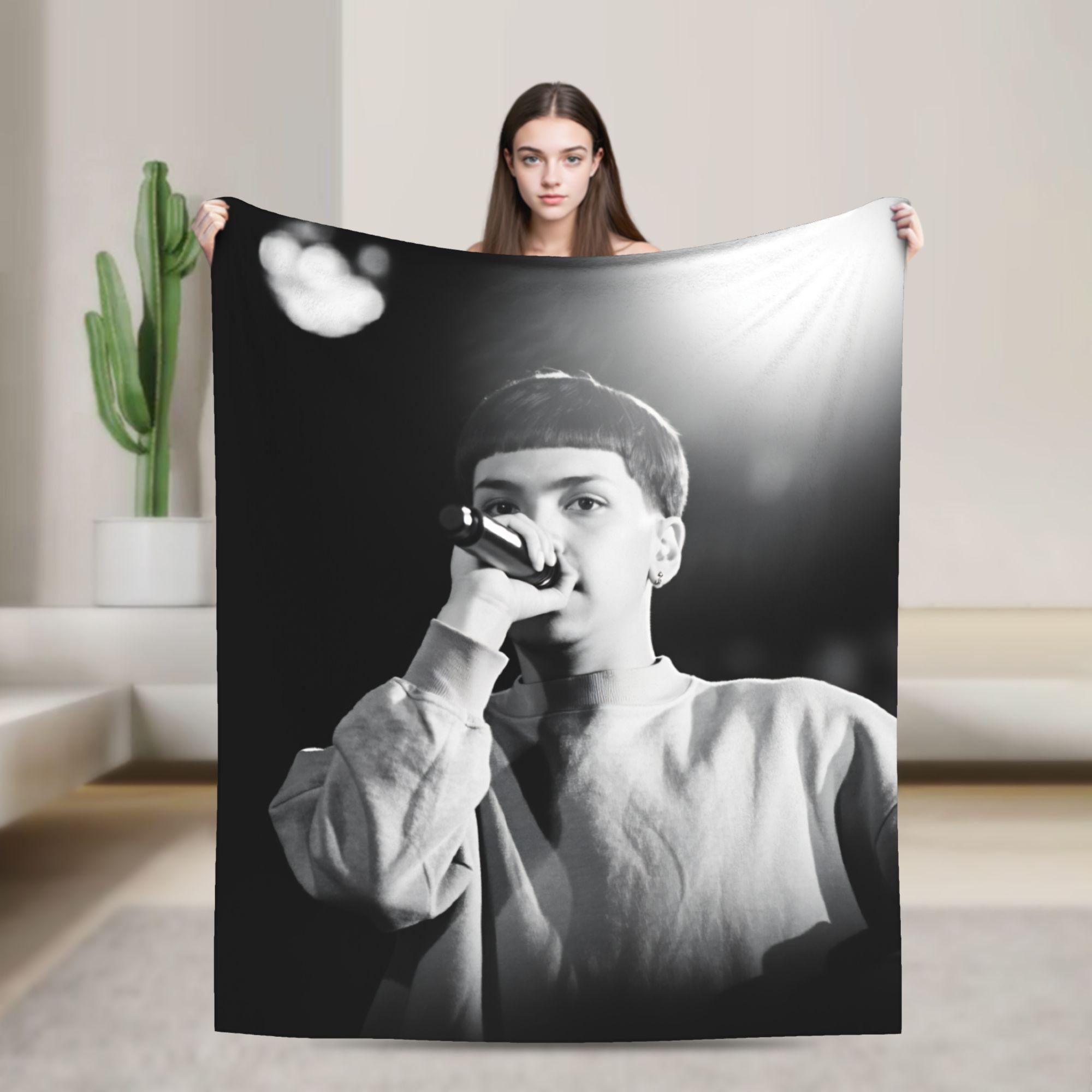 Milo J Argentine Rapper Flannel Blanket  Soft Throw Blanket for Bedroom Travel Fashion Bedspread Sofa Bed Cover 75x90cm