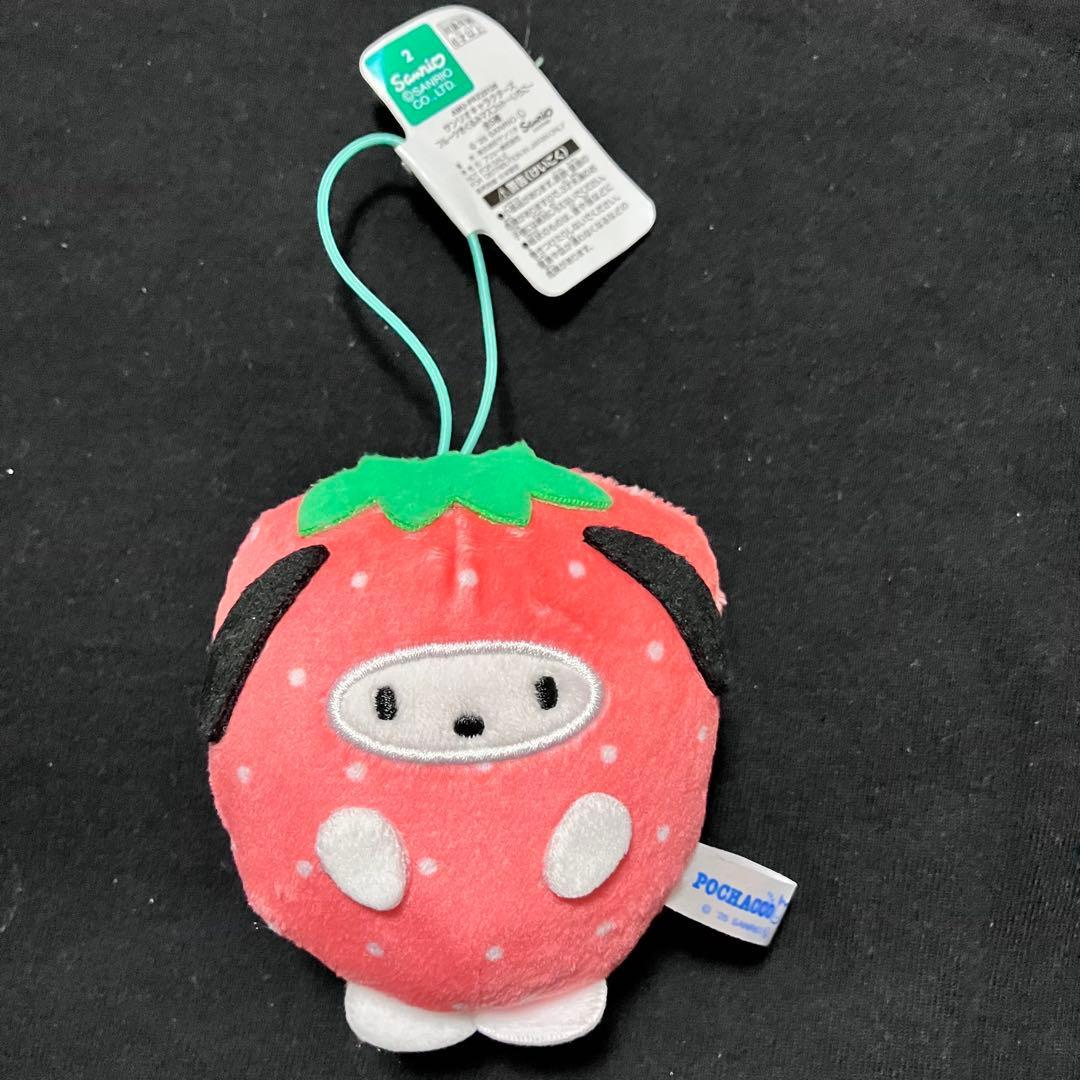 Sanrio Characters Fruit Kigurumi Mascot ~Strawberry~ Pochaco