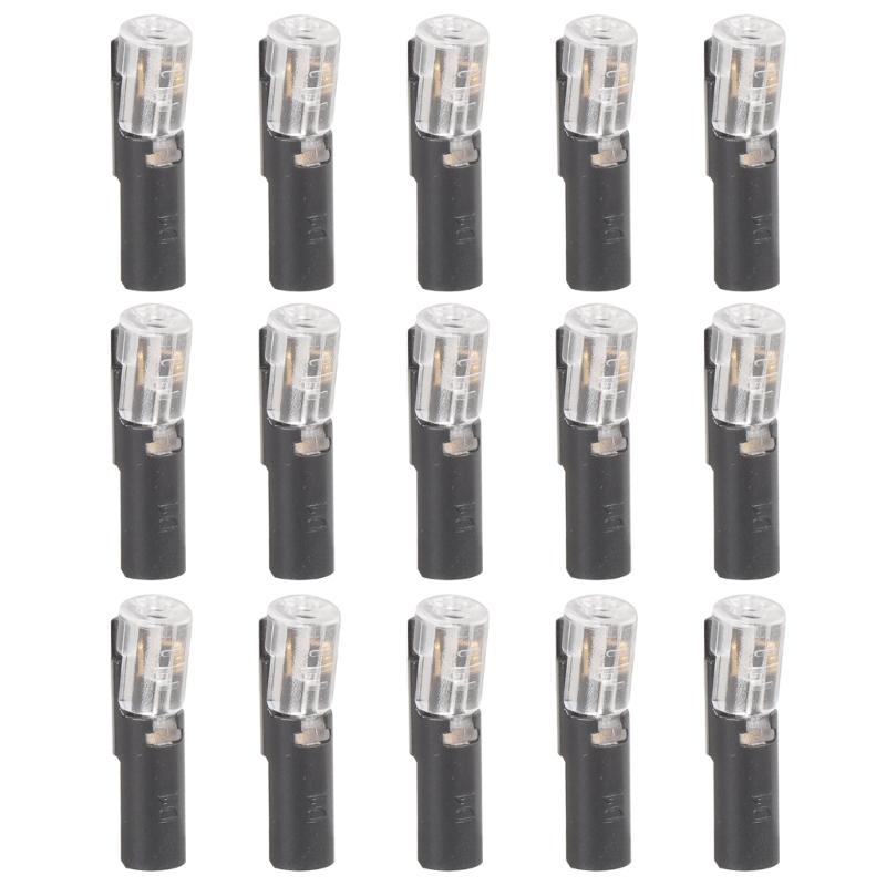 Pluggable LED Wire Connector Single Wire Plug-in Connector with Locking Buckle 1 Ways Wire Connector Easy to Use