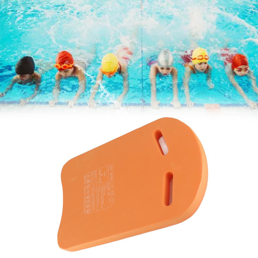 Swimming Kickboard EVA Lightweight UShape Swim Aid   Kickboard for Adults Kids(Orange )
