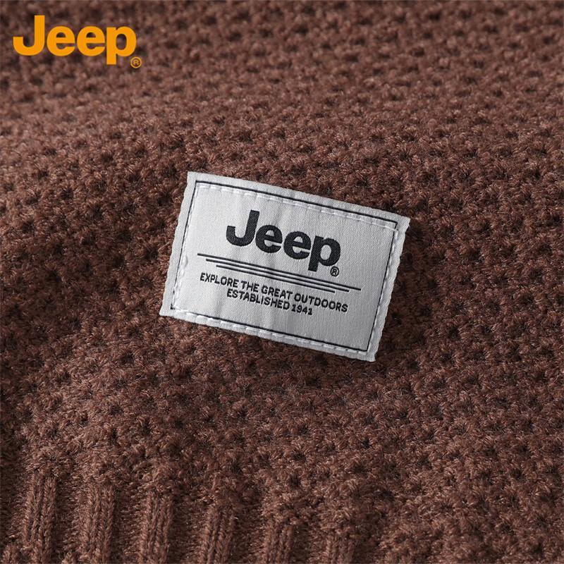 JEEP Men's Autumn/Winter Crew Neck Knit Sweater