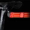 Inteligentne tylne światło rowerowe z cyfrowym wskaźnikiem baterii, 6 trybów, automatyczne światło hamowania rowerowego, automatyczny tryb uśpienia i wykrywanie ruchu