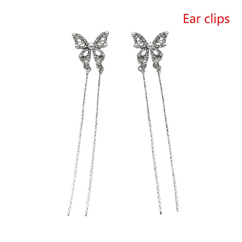 

Длинные серьги-кисточки с бабочками для женщин, девушек, элегантные украшения, серьги, женские серьги, подарок