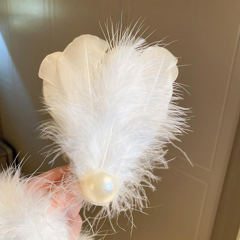 Holiday style retro silver diamond-encrusted wind fringed hair accessories ethnic style bangs hairpin BB clip headgear travel