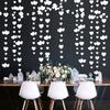 4m Hanging Love Streamer Glitter Romantic Heart Shape String Easy To Install Reusable Love Heart Hanging Curtain Mothers Day