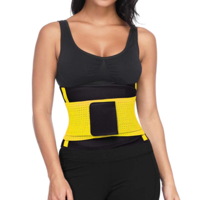 2022 Waist Trimmer Belt Adjustable Weight Loss Wrap Sweat Workout Neoprene Waist Support Waist Trainer Back Support Belt