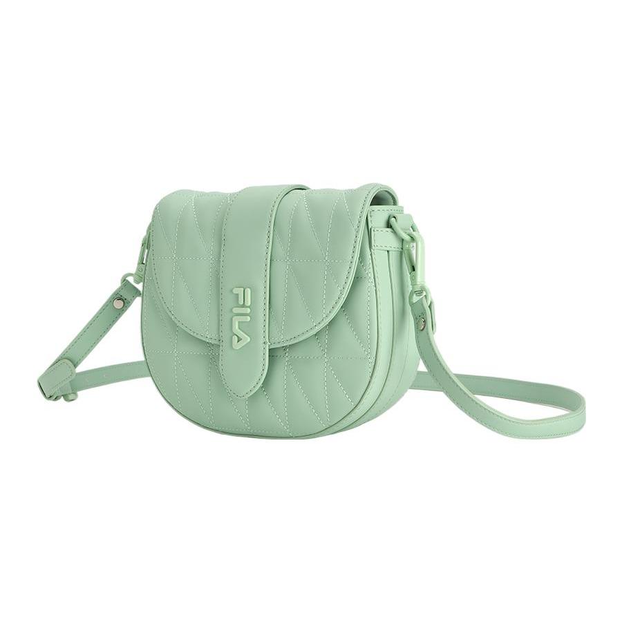 New FILA Polyurethane Shoulder Bag, Crossbody Bag Regular Women's Light Bright Green F13W341164FLG