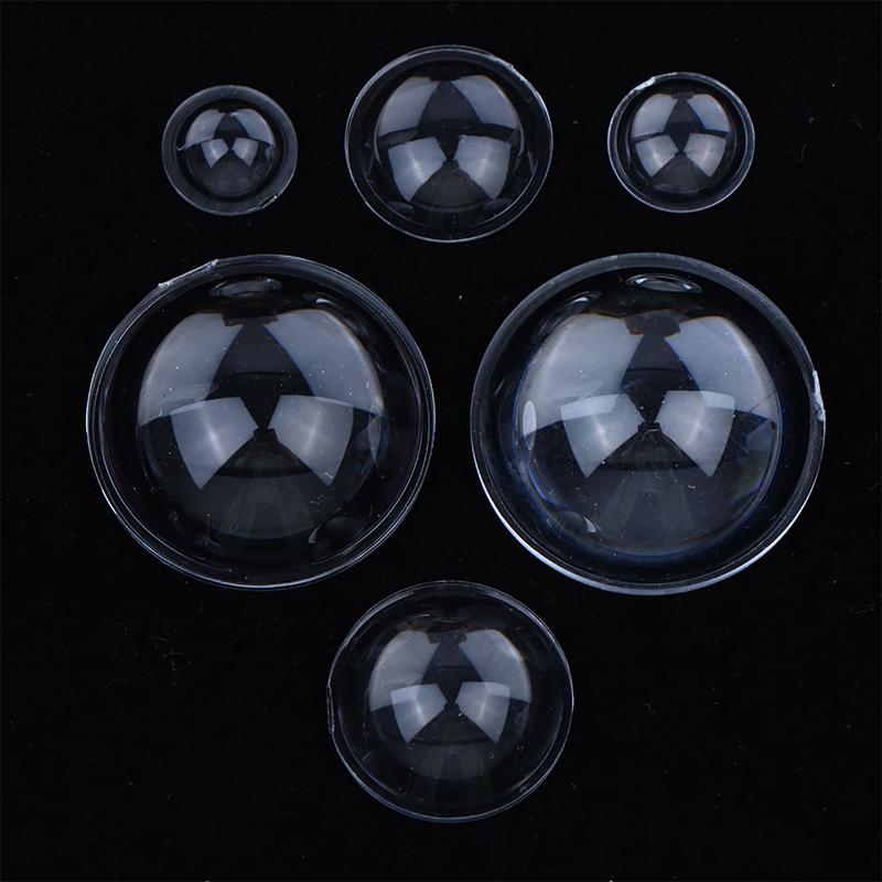 8-44 Mm Round Transparent Acrylic Plano-Convex Lens Flashlight Led Lens Focusing Torch Accessories Magnifying Glass Convex Lens