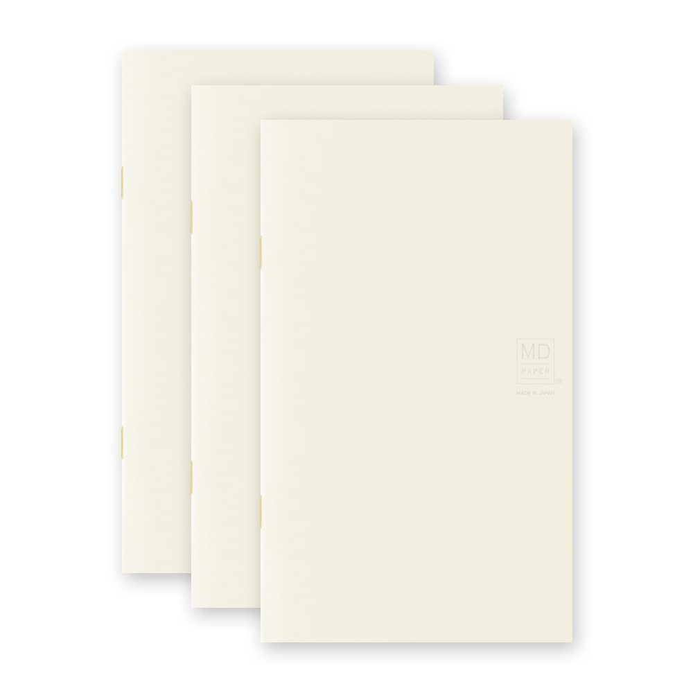 DESIGNPHIL Midori MD Notebook Light Set, B5 Ruled, 3-Pack