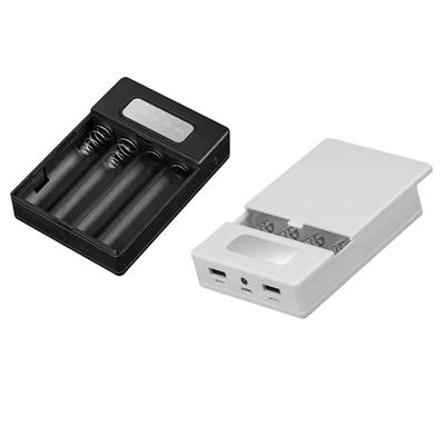 Chargers Pack Shell 18650 Battery Box Case with LED Light & Indicator for Cellphone Fast Charging Portable Battery Holder
