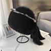 Fox Fur Hat Women's New Winter Warm Mongolian Hat Thickened Outdoor Skiing Fur Hat Shows A Small Face