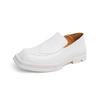 Fashion New men's leather shoes Designer Trendy Styles Office and leisure party 38-46 Outdoor street Thick soled white Color blocked