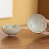 Underglaze colored ceramic hand-painted osmanthus master cup Pu erh tea cup for home use Chinese men and women pair cup souvenir