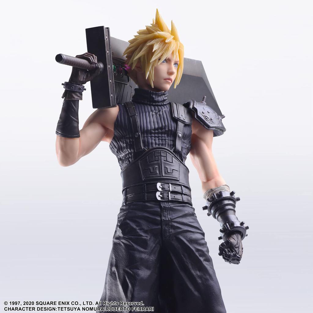 Square Enix Final Fantasy VII Remake STATIC ARTS Cloud Strife Complete Figure