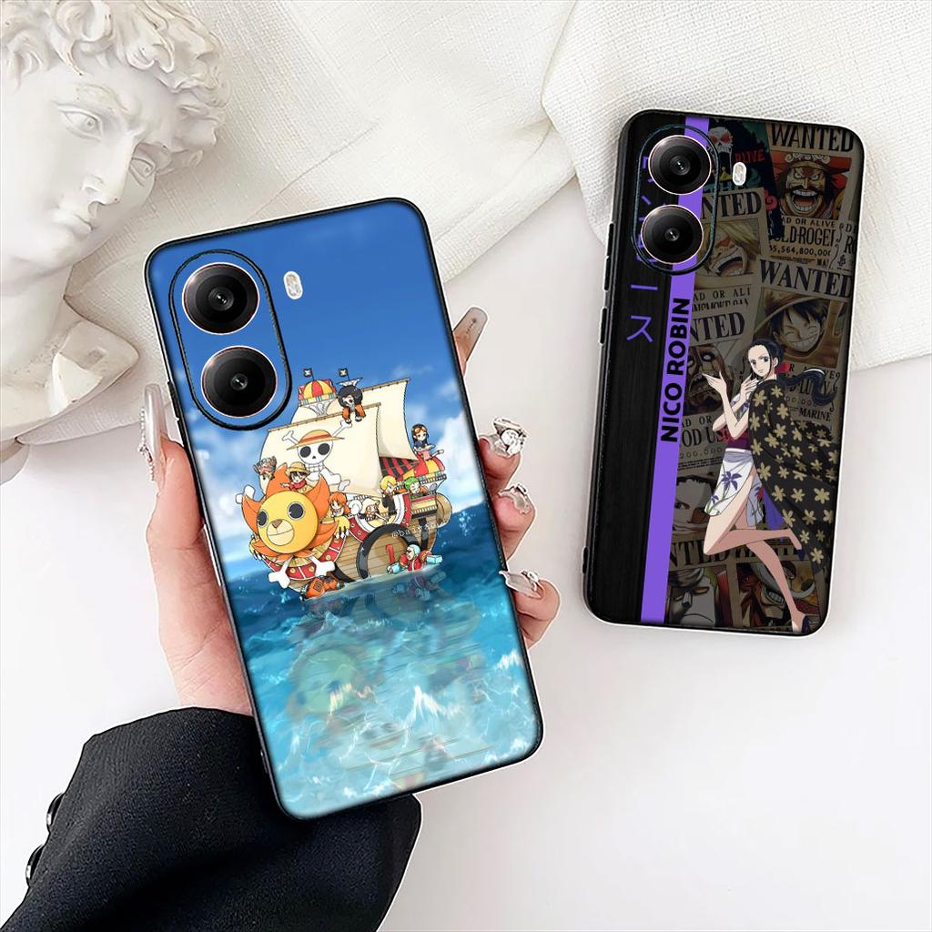 Luffy Roronoa Zoro ONE PIECES Nico Robin Phone Case for Xiaomi Redmi Note 13 14 ProPlus Pro Plus 14C A4 13C Pro+ Note14 Cover