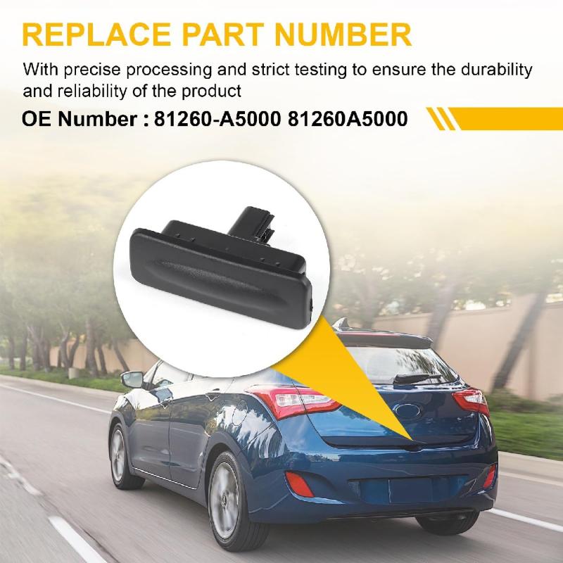 1Pcs For Elantra GT I30 Ceed 2013-2018 81260A5000 Car Rear Trunk Lock Tailgate Opening Button Boot Release Switch Switches4
