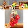 Adorable Plush Vegetable Keychain With Scream Emoji Design For Cute Accessories