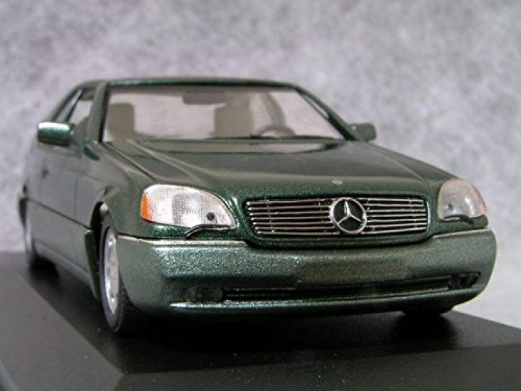 Scale 600SEC Malachite Green Mercedes 1/43 Mercedes-Benz (C140) / Metallic