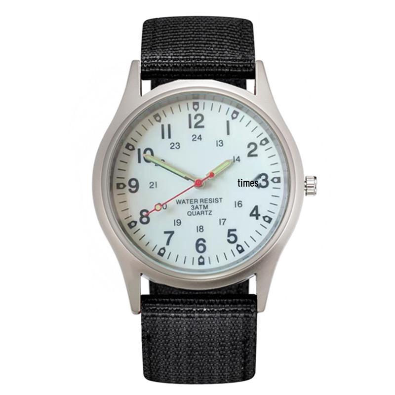 Men's Casual Nylon Band Quartz Sports Watch with Date Function