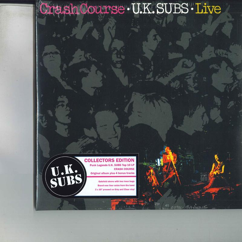 

10inch Record UK SUBS - Crash Course UKSUBSDEM003 Demon Records 2019 Europe Rock