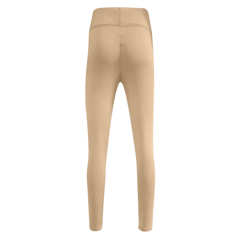 Frauen Solide Sport Fitness Yoga Hosen Elastizität Atmungsaktiv Hohe Taille Hosen